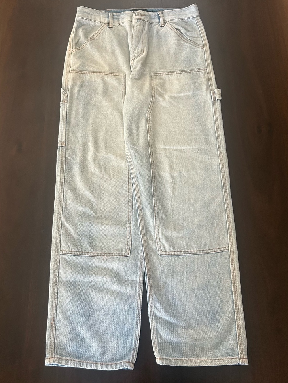 RSQ Utility Double Knee Jeans‎ Light Wash Size 28x30 Carpenter Pants